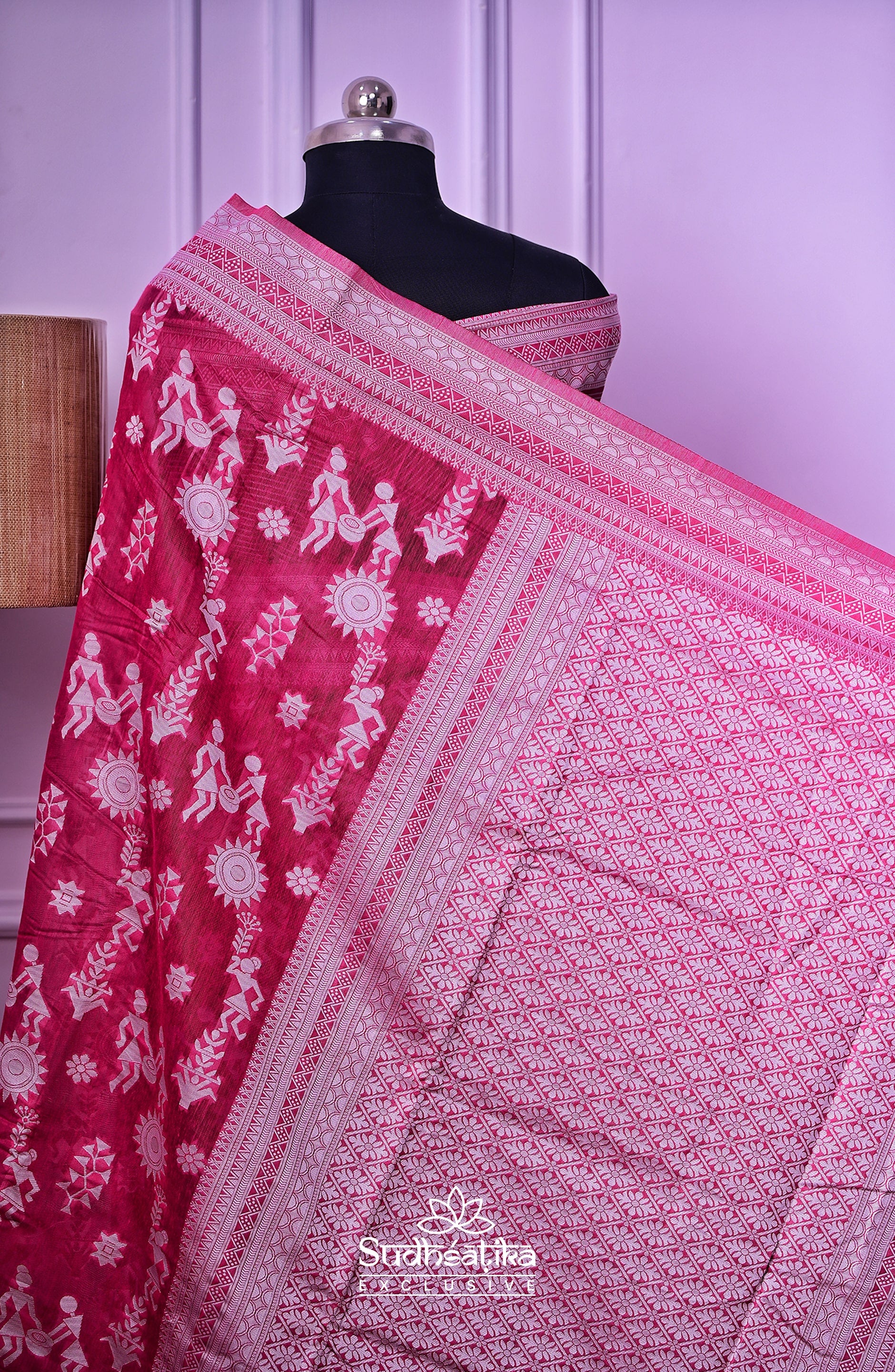 Rani Cotton Saree Lightweight