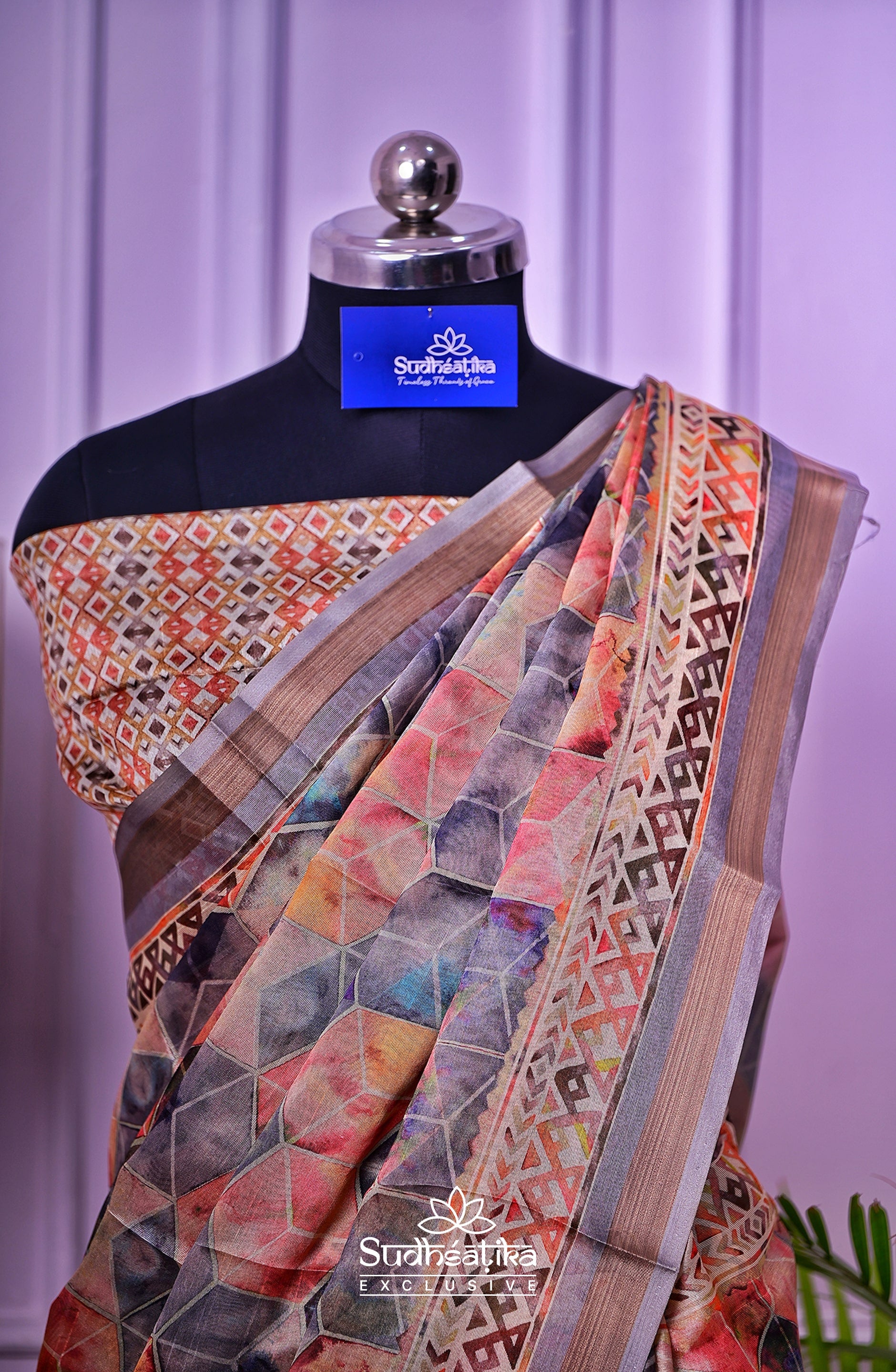 3D Spectrum – Luxe Digital Printed Saree