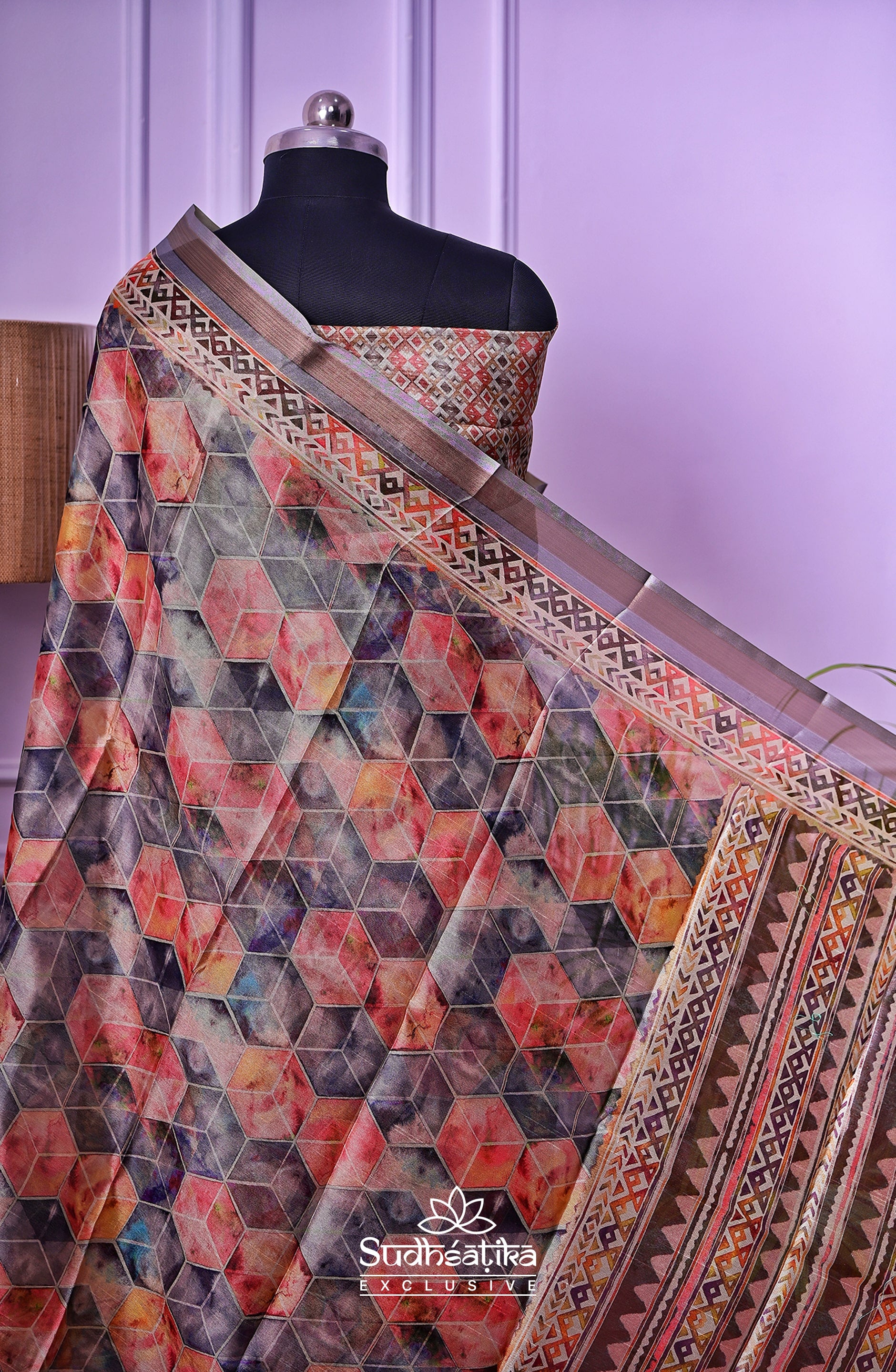 3D Spectrum – Luxe Digital Printed Saree