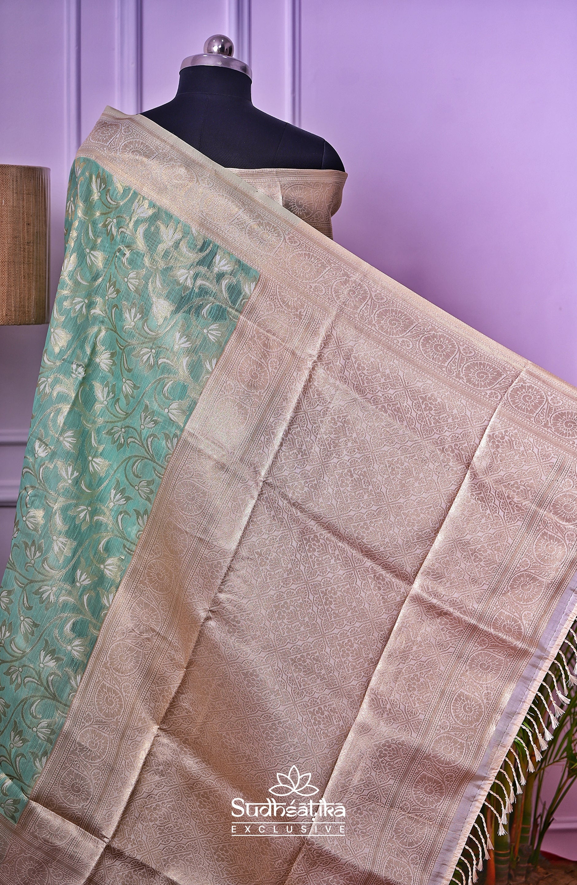 Sea Green Cotton Silk Lightweight
