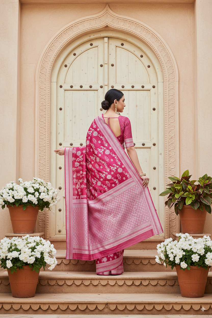 Rani Cotton Saree Lightweight