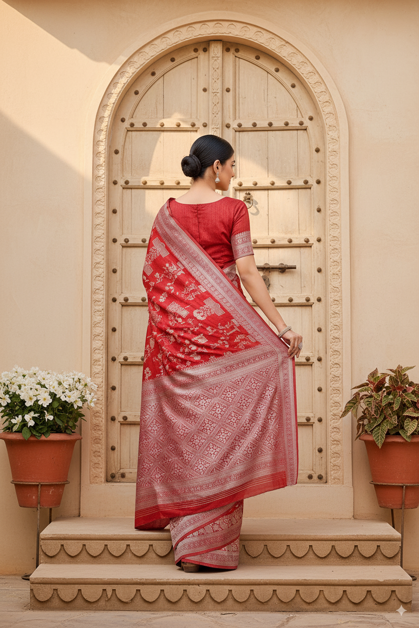 Rani Cotton Saree Lightweight